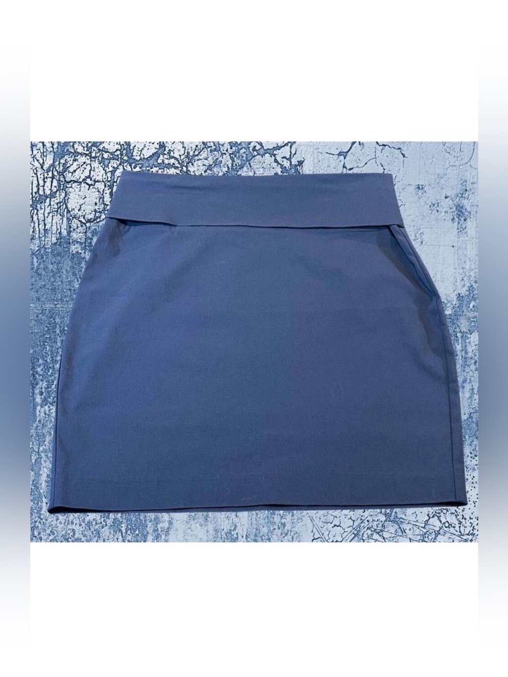 Bitte Kai Rand Navy Blue High Waist Mini Skirt Size XL